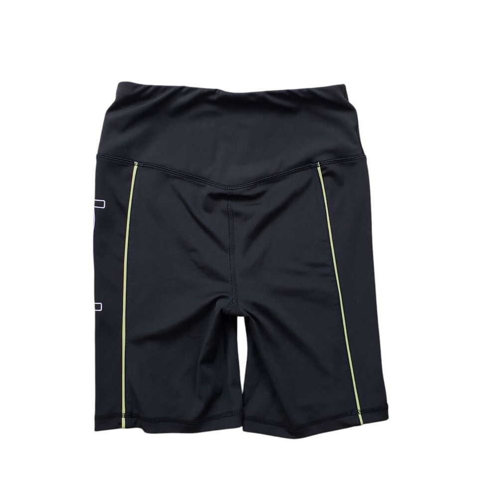 Bebe Sport Contour Aruba Bike Shorts Womens Small Black High Rise Cycling - Picture 5 of 9